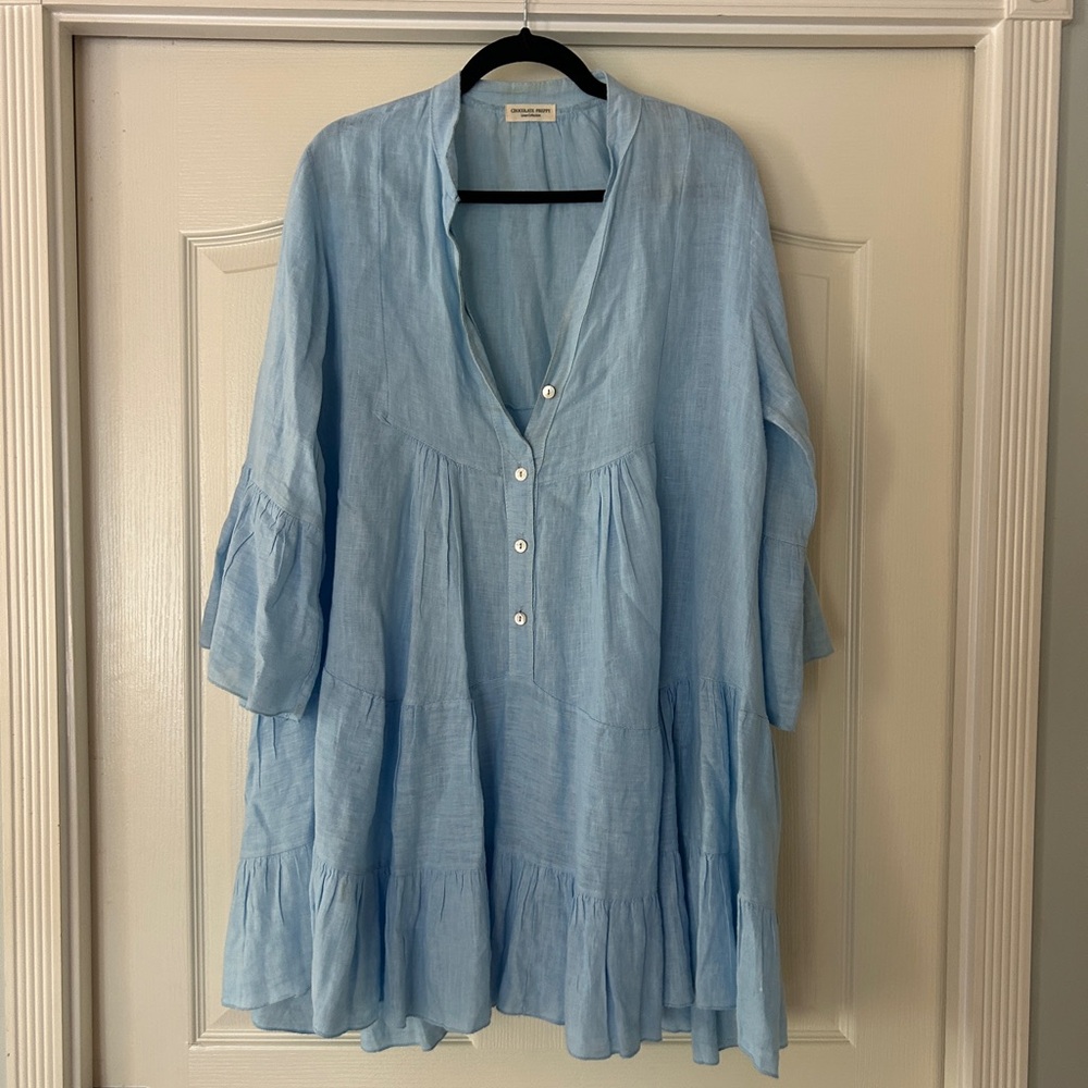 Chocolate Light Blue Women's Dress
